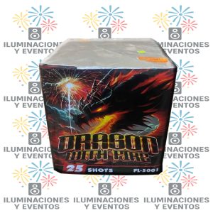 Show 25 Disparos, Dragon With Fire
